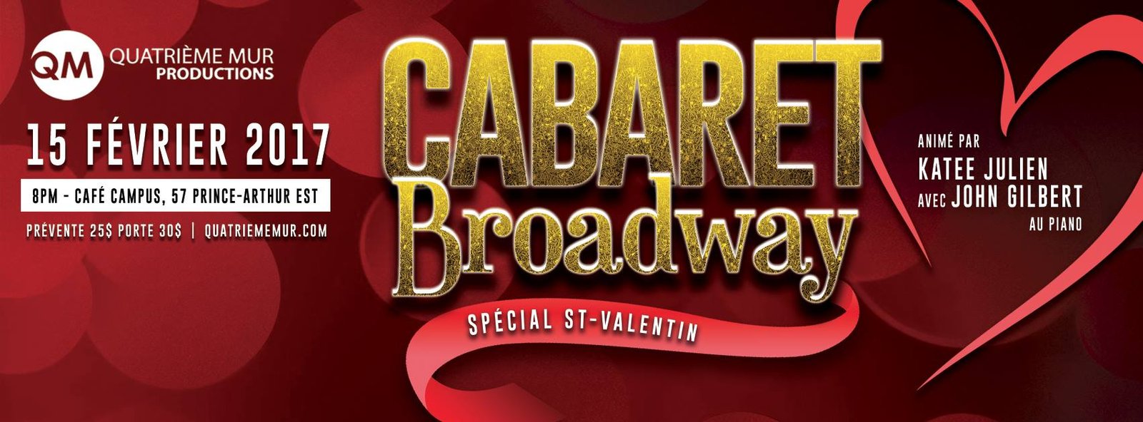 Cabaret Broadway – St-Valentin